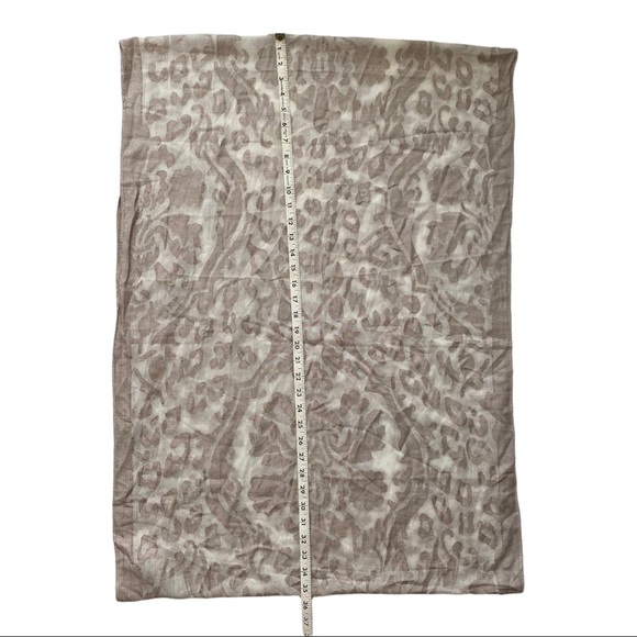 Neutral Patterned Circle Scarf - Picture 5 of 8